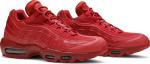 Nike air max top 95 triple red