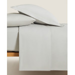 Простыня Zara Home Cotton Percale Fitted Sheet 40 см, серый - фото 5