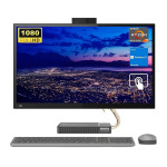 Моноблок Lenovo IdeaCentre 5 AIO, 23.8", AMD Ryzen 7 5700U, Full-HD сенсорный экран, 16Гб RAM, 512Гб SSD+1ТБ HDD, серый - фото