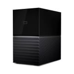 Сетевое хранилище Western Digital My Book Duo 24 ТБ (2 x 12 ТБ), WDBFBE0240JBK, RAID 0/1, JBOD, черный - фото