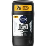 Nivea Men Black&White Invisible Original мужской стик-антиперспирант, 50 мл - фото