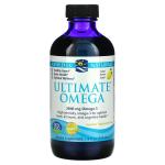 Nordic Naturals, Ultimate Omega, со вкусом лимона, 2840 мг, 8 жидких унций (237 мл) - фото