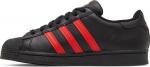 Black red top adidas superstar