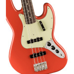 Басс гитара Fender Vintera II '60s Jazz Bass, Rosewood Fingerboard, Fiesta Red w/ Deluxe Gigbag - фото 2