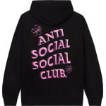 Худи Anti Social Social Club Coral Crush Zip Hoodie 'Black', черный - фото 2