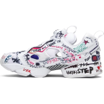 Лимитированные кроссовки vetements x instapump fury 'graffiti - white' Reebok, белый - фото 3