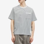 Футболка Thom Browne Oversized Pocket Stripe T-Shirt, цвет Medium Blue - фото 2