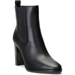 Ботинки Lauren Ralph Lauren Mylah Tumbled Leather Bootie, черный - фото