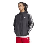 Мужская тканая ветровка с 3 полосками Essentials adidas, черный - фото 4