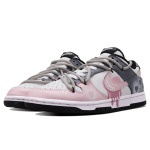 Кроссовки Nike Dunk Skateboarding Shoes Men Low-top Black/Pink, черный/розовый - фото 3