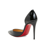 Кожаные туфли на шпильке Christian Louboutin, черный - фото 3