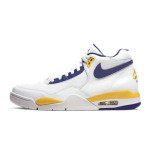 Кроссовки Nike Flight Legacy Vintage Basketball Shoes Men Mid-top White, белый/желтый - фото 6