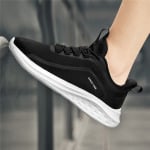 Кроссовки мужские Lifestyle Shoes Men Low-Top Aokang, цвет All black - mesh - фото 30