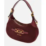 Думаю, сумка MALVA MINI HOBO Guess, бордовый - фото 4