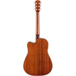 Акустическая гитара Fender CD-60SCE Solid Top Dreadnought Acoustic-Electric Guitar - All Mahogany w/ Hard Case - фото 3