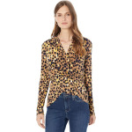 Блуза DKNY Pullover Blouse, цвет Toffee Multi - фото 4