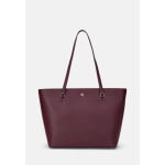 Сумочка CROSSHATCH LEATHER MEDIUM KARLY TOTE Lauren Ralph Lauren, Бордо - фото 4