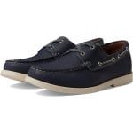 Топсайдеры Croquet Jr Moc Toe Boat Shoe Florsheim, цвет Navy Nubuck - фото