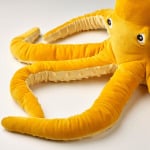 Мягкая игрушка Ikea Blavingad Octopus, 50 см, желтый - фото 3