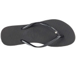 Сандалии Havaianas Slim Crystal SW II Flip Flop Sandal, черный - фото