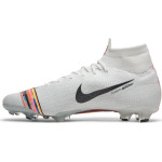 Кроссовки Nike Mercurial Superfly 6 Elite SE FG 'Pure Platinum', белый - фото 3