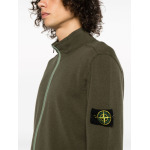 Stone Island толстовка на молнии с логотипом Compass, зеленый - фото 5