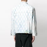 OFF-WHITE Мужская джинсовая куртка, цвет Light Blue - фото 3