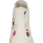 Кроссовки Converse Wmns Chuck Taylor All Star Lift Platform High Floral Embroidery - Egret, кремовый - фото 7