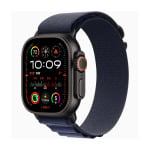 Умные часы Apple Watch Ultra 2, 49 мм, GPS+Cellular, Black Titanium Case/Navy Alpine Loop, L - фото