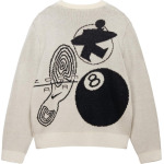 Свитер Stussy x Nike Icon Knit Sweater 'Natural', кремовый - фото 2