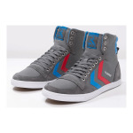 Кроссовки Hummel Slimmer Stadil, castle rock/ribbon red/brilliant blue - фото 3