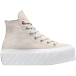 Кроссовки Converse Wmns Chuck Taylor All Star Lift 2X High Pale Putty, кремовый - фото