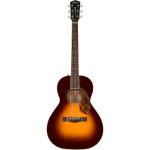 Акустически-электрическая гитара Fender Paramount PS-220E Parlor, 3-цветная, винтажная, Sunburst - фото