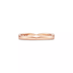 Кольцо Tiffany & Co. Harmony Band, 1,8 мм, розовое золото/бриллианты - фото 3