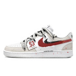 Кроссовки Nike Court Vision 1 Skateboarding Shoes Men Low-top White/red, белый/красный - фото