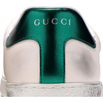 Кроссовки Gucci Ace Gucci Blade - Distressed White, белый - фото 7