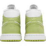 Кроссовки Wmns Air Jordan 1 Mid SE Green Python, белый - фото 6