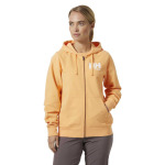 Толстовка Helly Hansen Logo Full Zip 2.0 Full Zip, желтый - фото