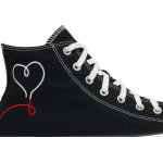 Кроссовки Converse Chuck Taylor All Star High Made with Love - Black, черный - фото 2