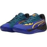 Баскетбольные кроссовки Puma All-Pro Nitro Crowd Craze, цвет Lapis Lazuli-Cold Green-Puma Black - фото 6