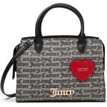 Сумка Juicy Couture Bestsesellers Ladylike Satchel, цвет Black Beige - фото