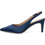 Туфли Cole Haan Vandam Sling Back Pump 65 mm, цвет Navy Satin - фото 4