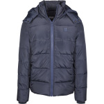 Зимняя куртка HOODED PUFFER Urban Classics, цвет blue - фото 2