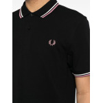 Fred Perry рубашка поло Twin Tipped, черный - фото 5