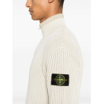 Stone Island свитер Vanisé в рубчик, нейтральный цвет - фото 5