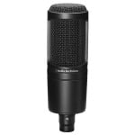 Конденсаторный микрофон Audio-Technica AT2020 Large Diaphragm Cardioid Condenser Microphone - фото