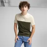 Футболка PUMA "Essentials+ Block T-Shirt Men", зеленый - фото 3