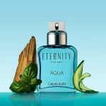 Женская парфюмерная вода Calvin Klein Eternity for Men Aqua Eau de Toilette 1 Fl Oz - фото 2