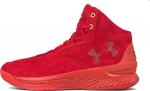 Under Armour Curry 1 Lux Mid Suede Triple Red