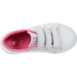 Кроссовки Polo Ralph Lauren Kids Elmwood EZ Sneaker, цвет White Smooth/Rainbow/Baja Pink Pony Player - фото 2